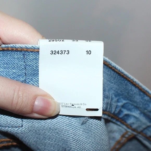 𝅺NWT Levis 501 Skinny Jeans - Picture 4 of 5